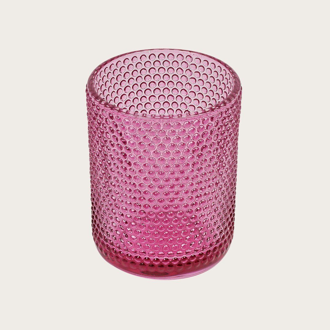Amelia Textured Candleholder in Pink - Buy 1 Get 1 Free Sale