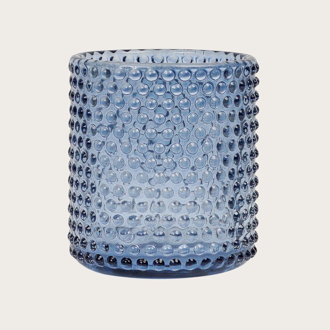 Amelia Textured Candle Holder in Blue - Buy 1 Get 1 Free Sale
