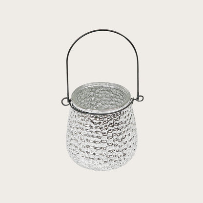 Isla Metallic Candleholder in Silver - Buy 1 Get 1 Free Sale