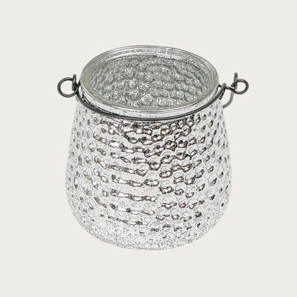 Isla Metallic Candleholder in Silver - Buy 1 Get 1 Free Sale