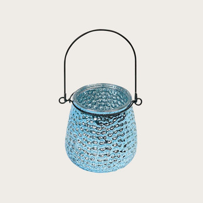 Boho Metallic Candleholder in Sky Blue - Buy 1 Get 1 Free Sale
