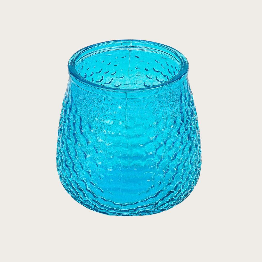 Boho Glass Candleholder in Aqua - Buy 1 Get 1 Free Sale