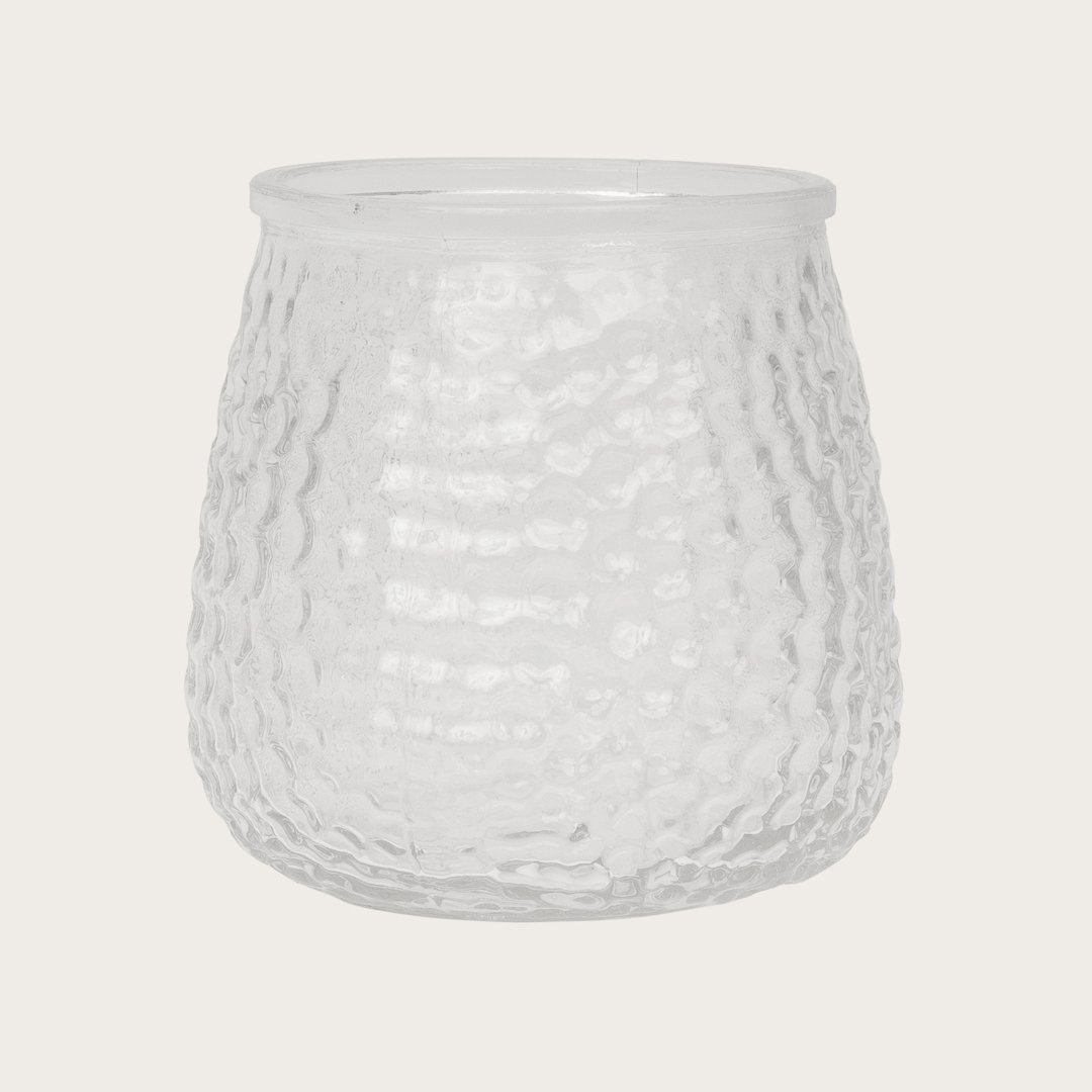 Boho Glass Candleholder in Clear - Buy 1 Get 1 Free Sale