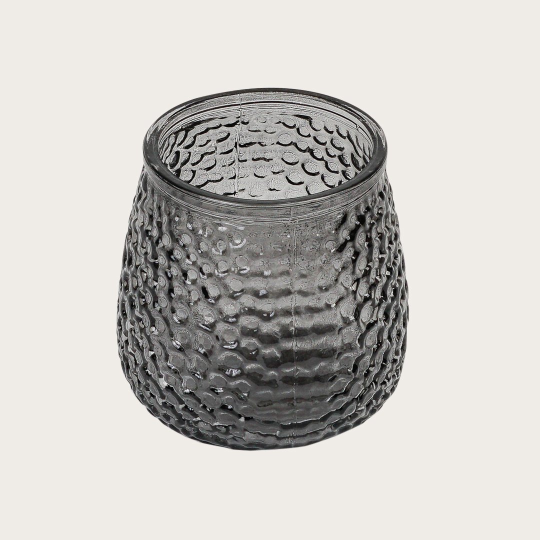 Boho Glass Candleholder in Grey - Buy 1 Get 1 Free Sale