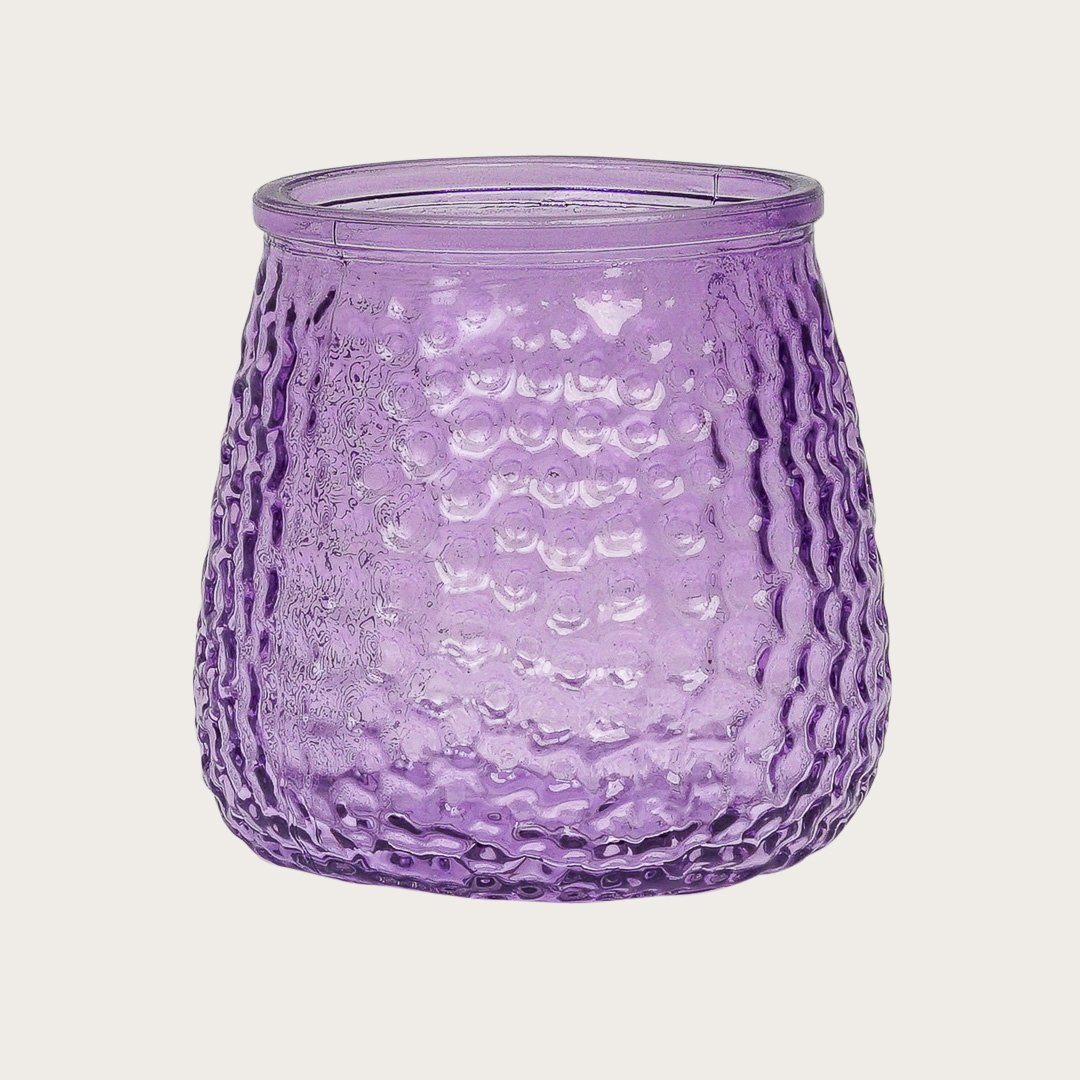 Boho Glass Candleholder in Violet - Buy 1 Get 1 Free Sale