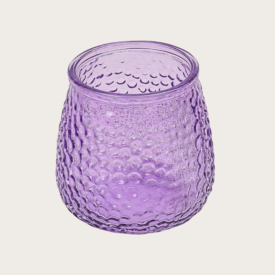 Boho Glass Candleholder in Violet - Buy 1 Get 1 Free Sale