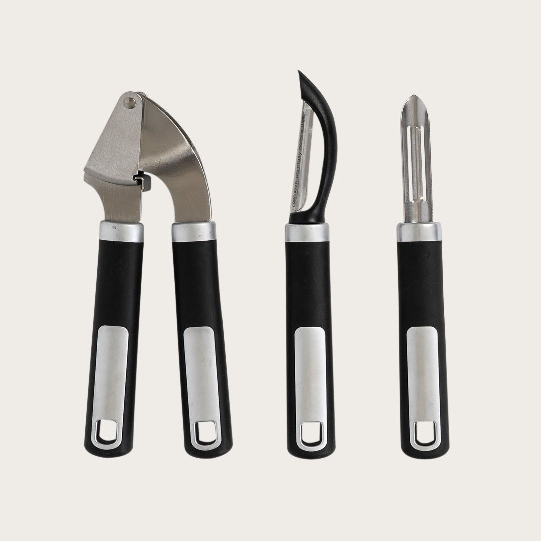 Stainless Steel Garlic Press - Buy 1 Get 1 Free Sale