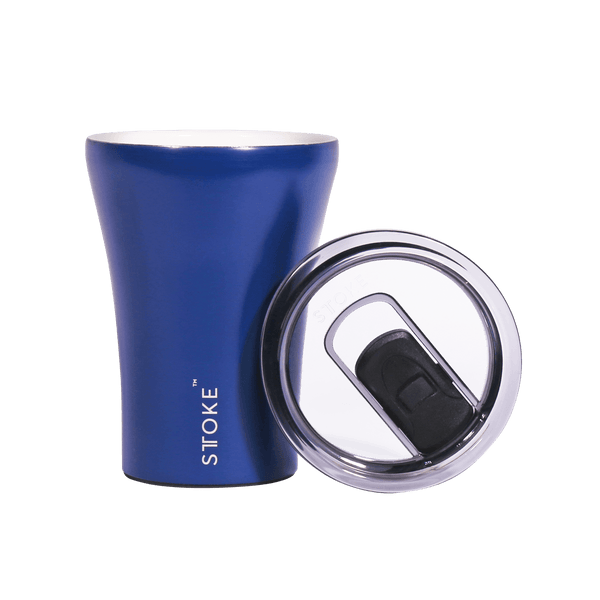 STTOKE Reusable Ceramic Cup in Blue 8oz (Save 25%)