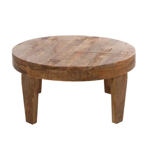 Maya Round Mango Wood Coffee Table