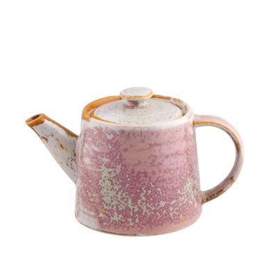 Zena 280m Tea Pot W/ Infuser in Pink/Beige