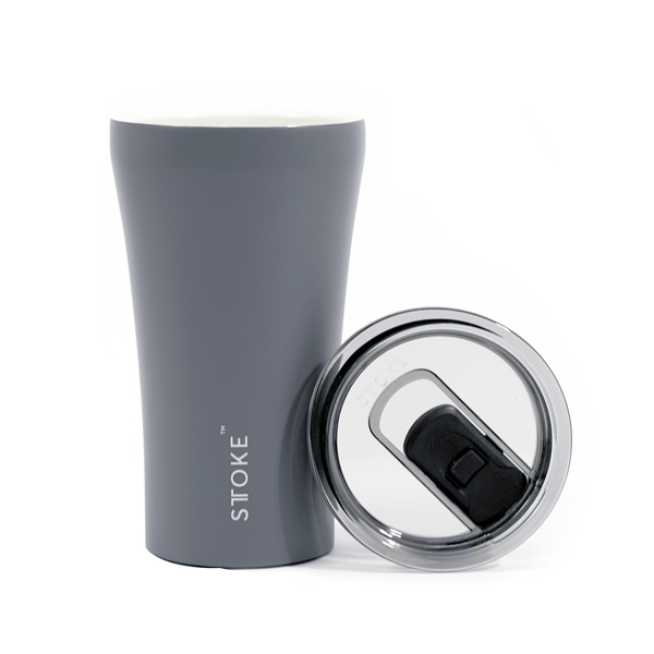 STTOKE Reusable Ceramic Cup in Grey 12oz (Save 25%)