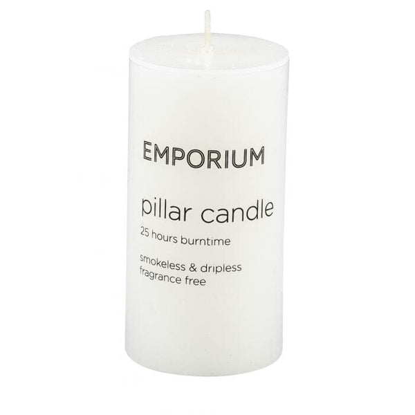 Pillar Candle in White 25Hr