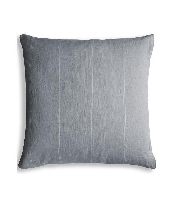 Striped Linen Cushion in Light Grey - Buy 1 Get 1 Free Sale