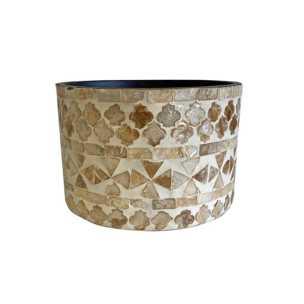 Ghalia Inlay Tribal Plant Pot - Large