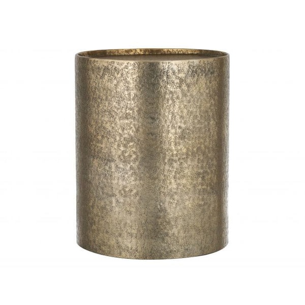 Zeina Side Table in Antique Gold