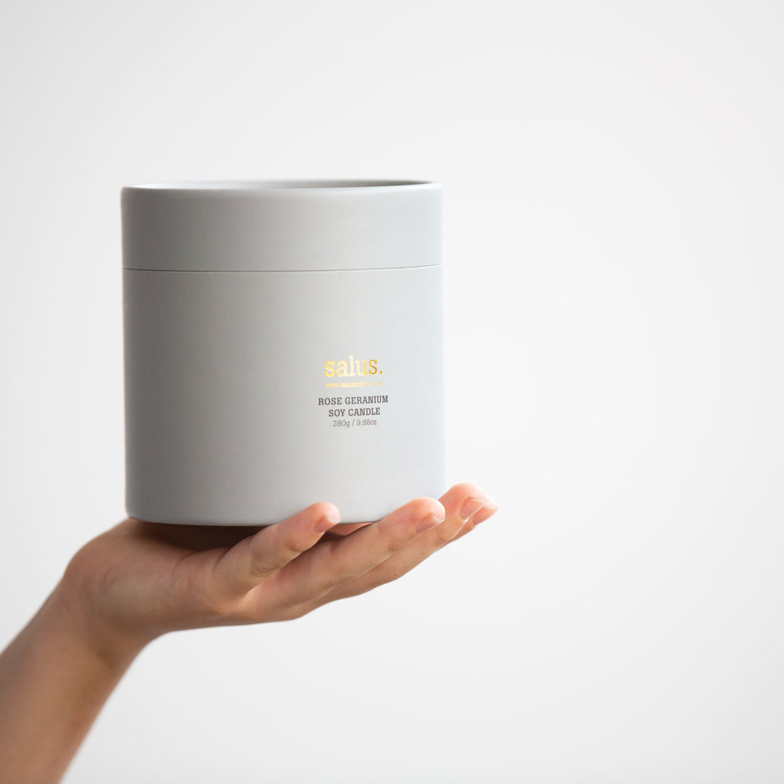 Salus Rose Geranium Soy Candle