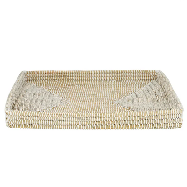 Zya Date Leaf Tray in Natural/White (Save 21%)
