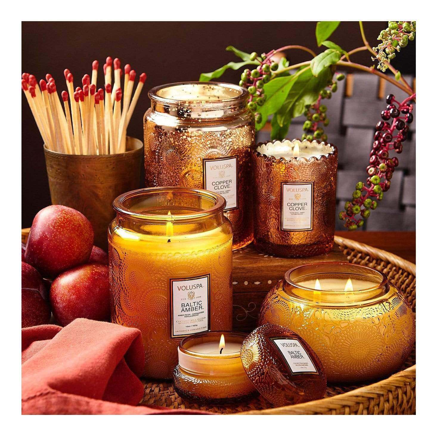 Voluspa Baltic Amber 100hr Candle