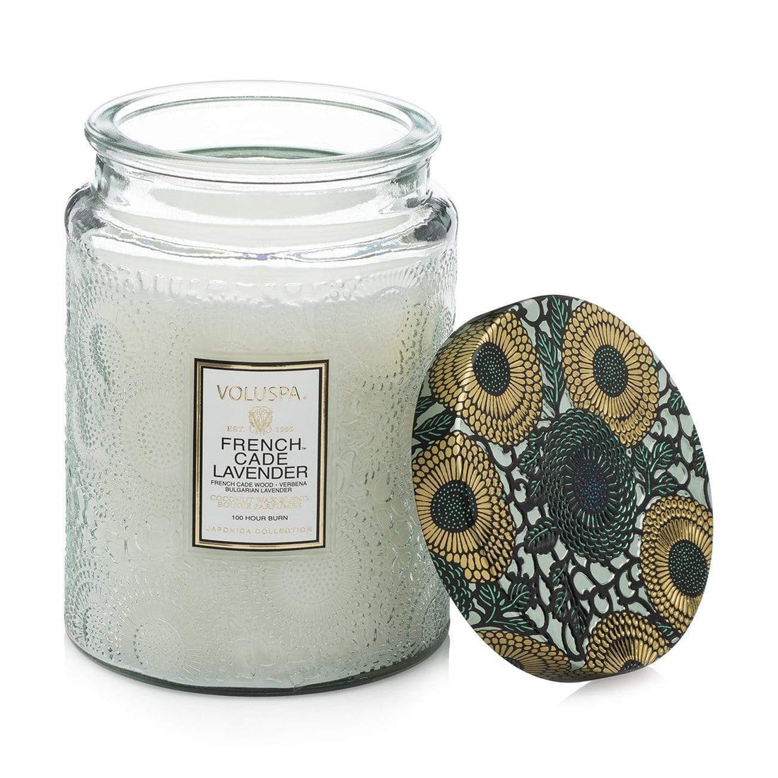 Voluspa French Cade &amp; Lavender 100hr Candle